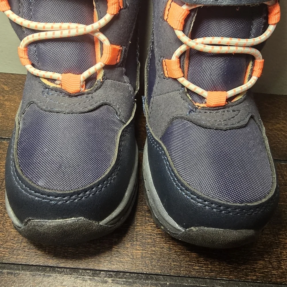 TODDLER BOY'S CARTER'S NAVY SNOW BOOTS 8 SHOES